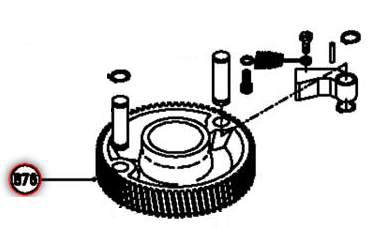 Zupčanik glavne osovine za Lofrans X4/SX5 #876 SKU: 631535<br />JM: kom pak.: 1 min: 1