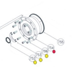 Poklopac za el. vitlo Lofrans SuperErcole #754 BRO SKU: 631597<br />JM: kpl pak.: 1 min: 1