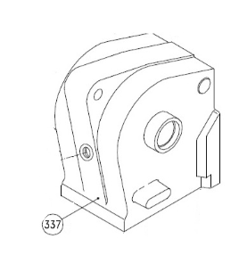 Kućište zup. za el. vitlo Lofrans Cayman88 #337A SKU: 631668<br />JM: kom pak.: 1 min: 1