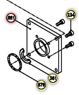 Kočnica za Lofrans el. vitlo X4 #881 SKU: 632158<br />JM: kom pak.: 1 min: 1