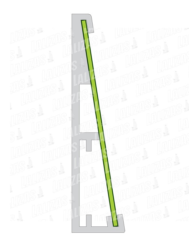 LLL kutni aluminijski okvir, 6x100cm SKU: 822395<br />JM: kom pak.: 1 min: 1