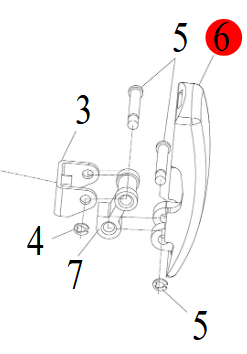 Hidea F2.5S ručica za zaključavanje, 1070708 SKU: 73802<br />JM: kom pak.: 1 min: 1