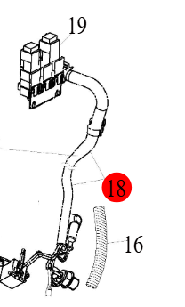 Hidea F30 F25 ožičenje, 2032501008 SKU: 74063<br />JM: kom pak.: 1 min: 1