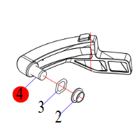 Hidea F30 komplet ručice za zak.,0926010118009 SKU: 74106<br />JM: kom pak.: 1 min: 1