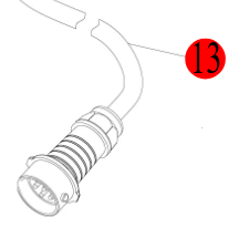 Hidea F60 utičnica (10 žica, kratka), 2032701023A SKU: 74207<br />JM: kom pak.: 1 min: 1