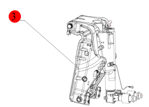 Hidea F60 donja jedinica (noga), 8140041 SKU: 74768<br />JM: kom pak.: 1 min: 1
