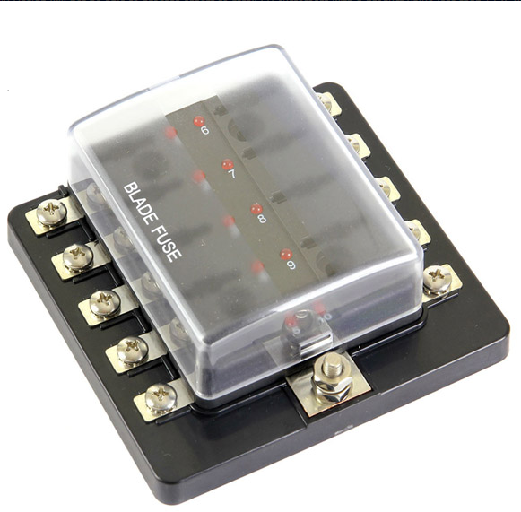 Kutija za kućište osigurača (10 osigurača) SKU: 70458<br />JM: kom pak.: 100 min: 1